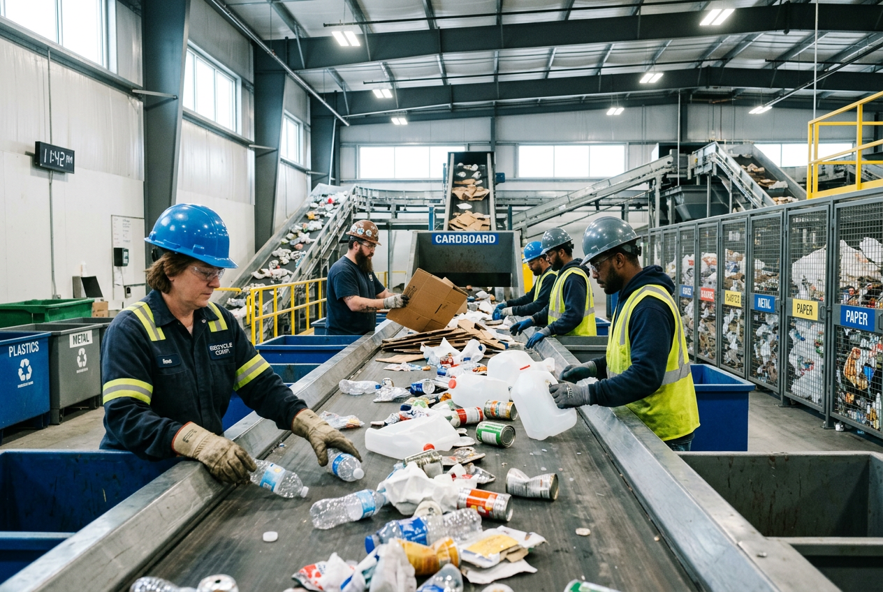 Wir suchen Mitarbeiter für Recycling m/w in Vollzeit