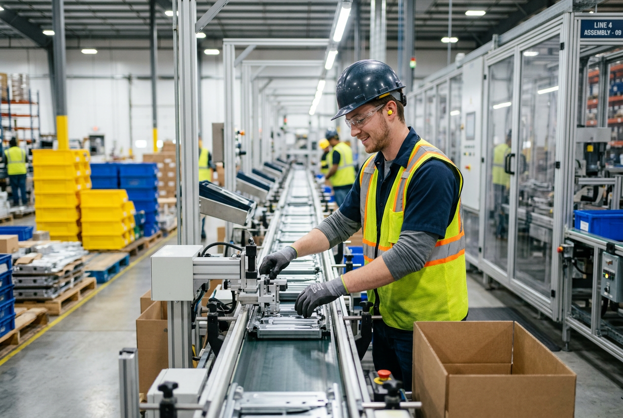 Wir suchen Produktionshelfer m/w in Vollzeit